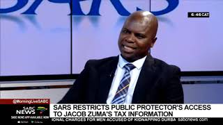 SARS restricts Public Protector's access to Zuma's tax papers: Levy Ndou