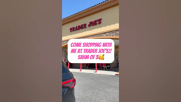 COME SHOPPING WITH ME AT TRADER JOES |SAHM OF 3🥰#traderjoes #shopwithme #fyp  #sahm #mom