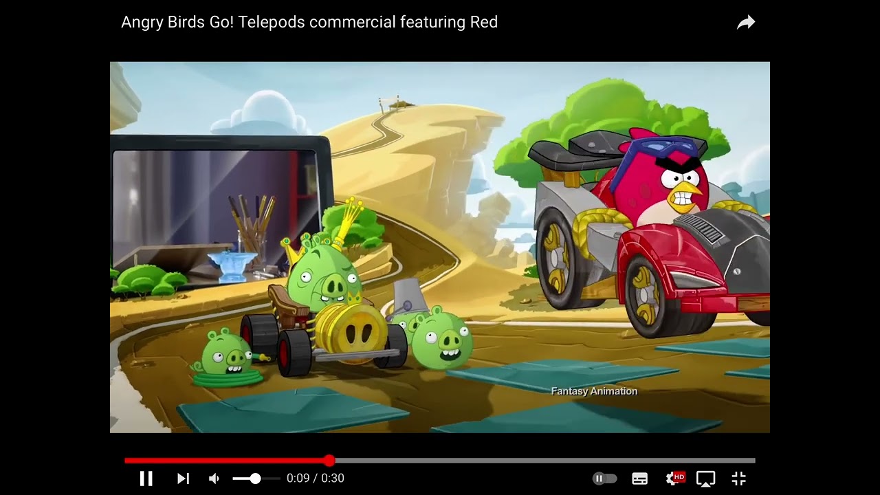Angry Birds Go telepods with red