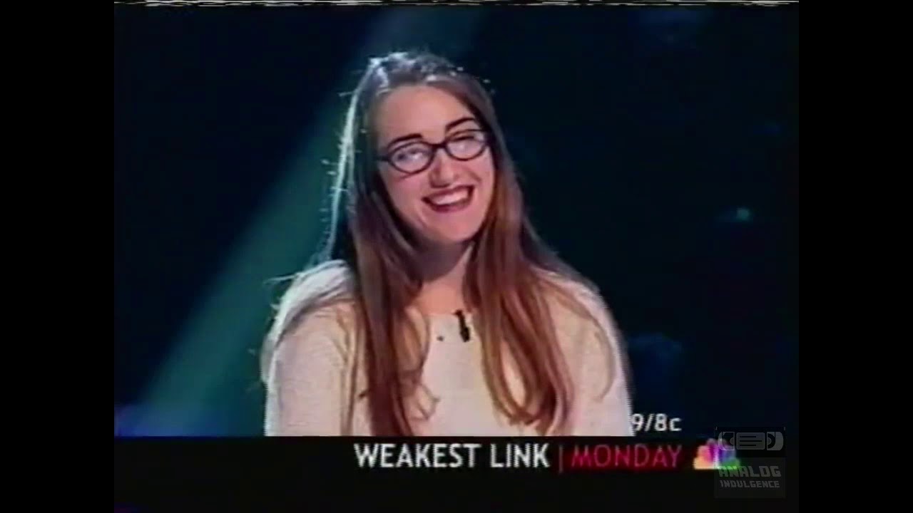 Fear factor weakest link nbc promo 2001 youtube