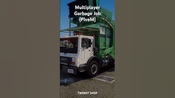 Multiplayer Garbage Job - FiveM #gta #friends