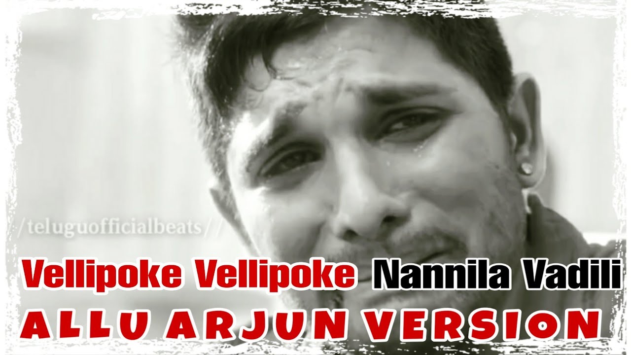 Vellipoke Vellipoke Nannila Vadili Allu Arjun Version
