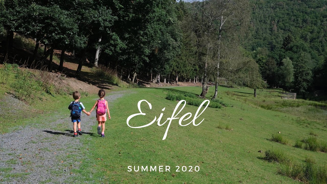 Trip with kids to the Eifel Region, Rursee with Boat,  a Castle and Bad Münstereifel Summer 2020