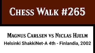 Deadly Attack Magnus Carlsen Vs Niclas Hjelm  Helsinki Shakkineta 4th  Finlandia 2002