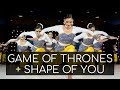 Game of thrones  shape of you carnatic mix indian raga mahesh raghvan  kruti dance academy