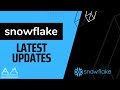 Snowflake&#39;s product updates summary | May - Aug 2022