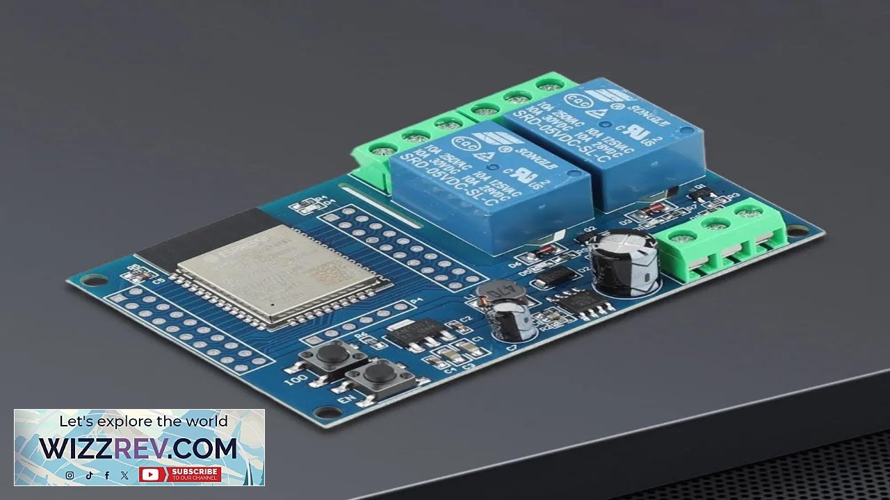 ESP32 1 2 8-канальный модуль реле с поддержкой Wi-Fi, Bluetooth и BLE. Питание: DC 5 30 60 В