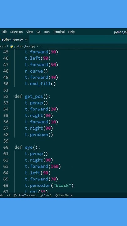 How to create Python logo in python || Python Turtle - YouTube