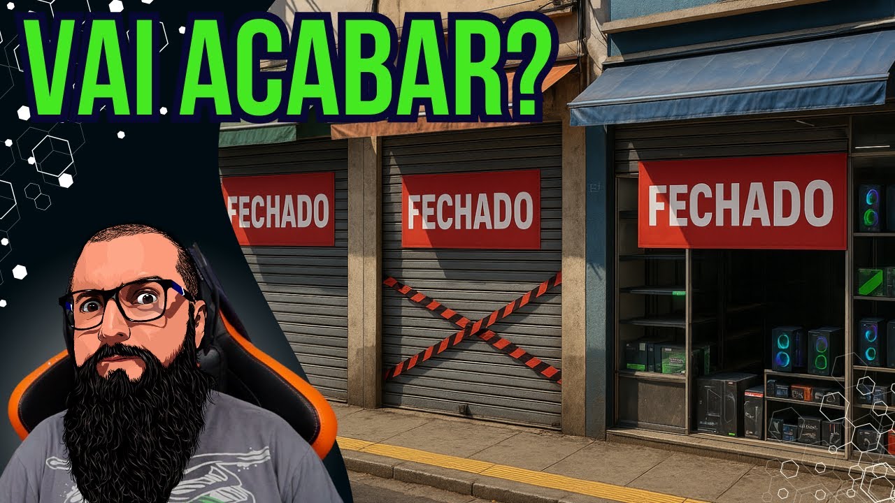 FIM das LOJAS de PEÇAS DE COMPUTADOR no BRASIL?