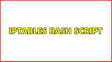 Iptables bash script