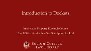 Introduction to Dockets