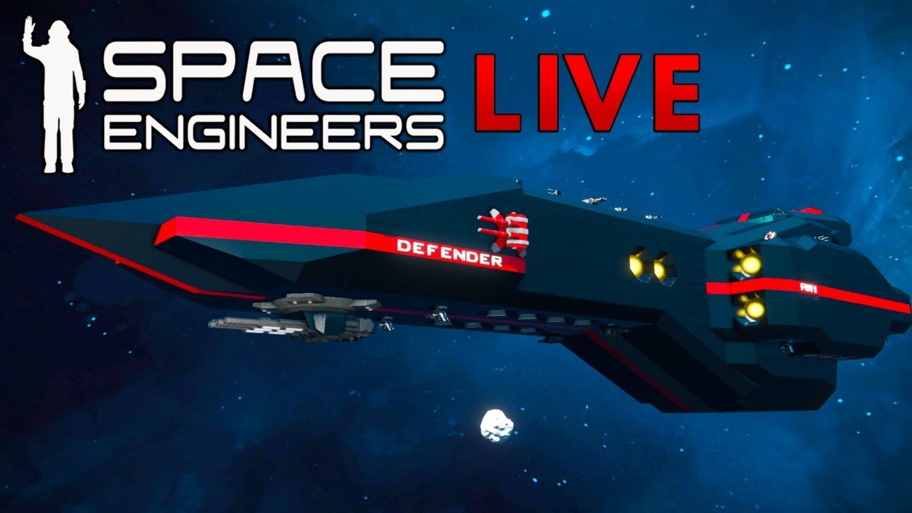 Space Engineers - FLEET Building + Q&A LIVE - YouTube