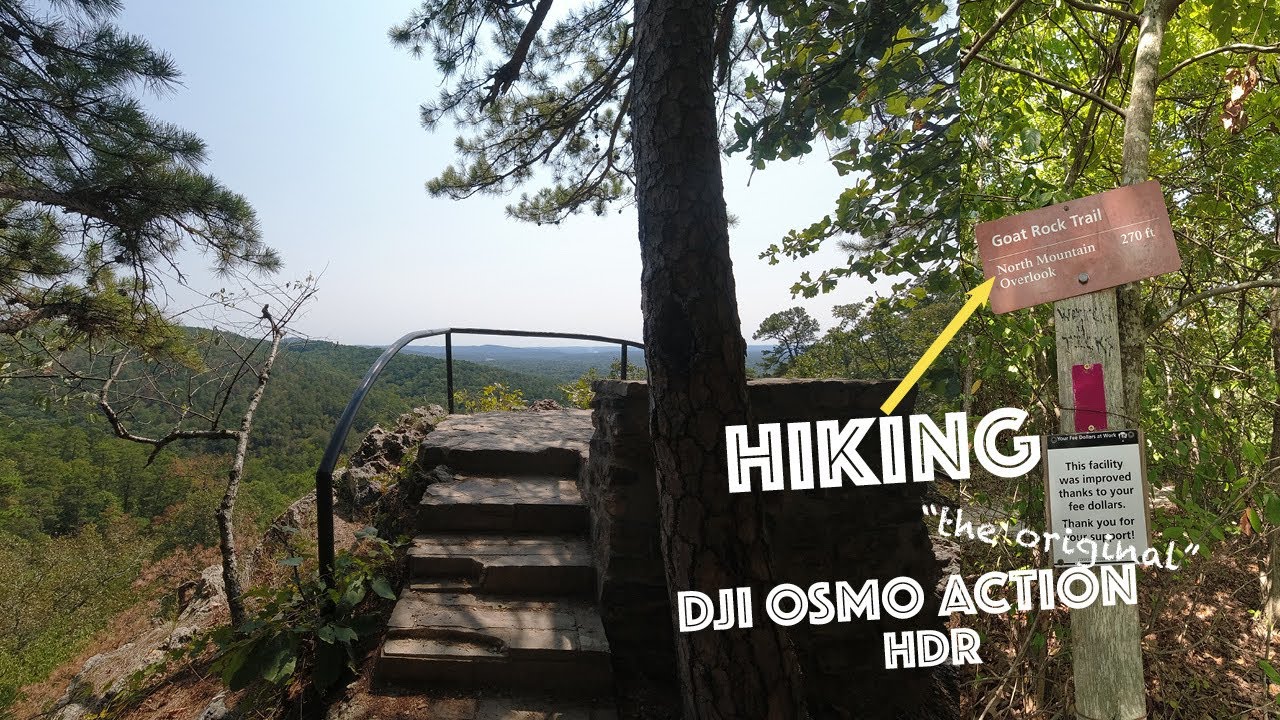 Hiking Goat Rock Trail in Hot Springs National Park | DJI Osmo Action - 4K HDR