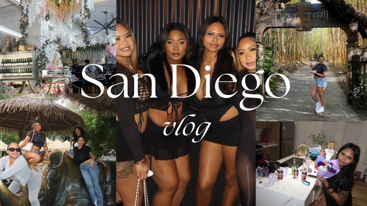 San Diego Vlog || sister’s 21st bday + family surprise!