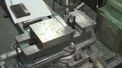 Carriage Stop Body Part Two, Milling the Slot