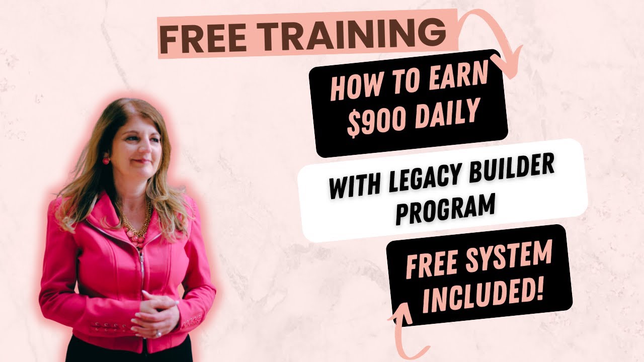 TRAINING For Legacy Builder Program and Digital Growth Community - YouTube