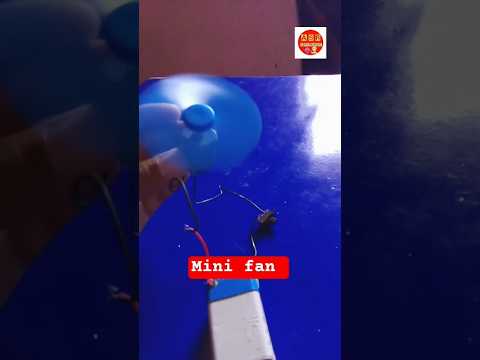 Mini Fan Kaise Banaye Ghar Par 😱 Working DIY Fan #diy #shorts