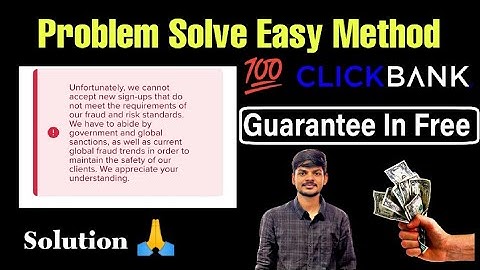 How To Create ClickBank Account In India 2023 Without Any Problem 💯 • Free Solution • #clickbank