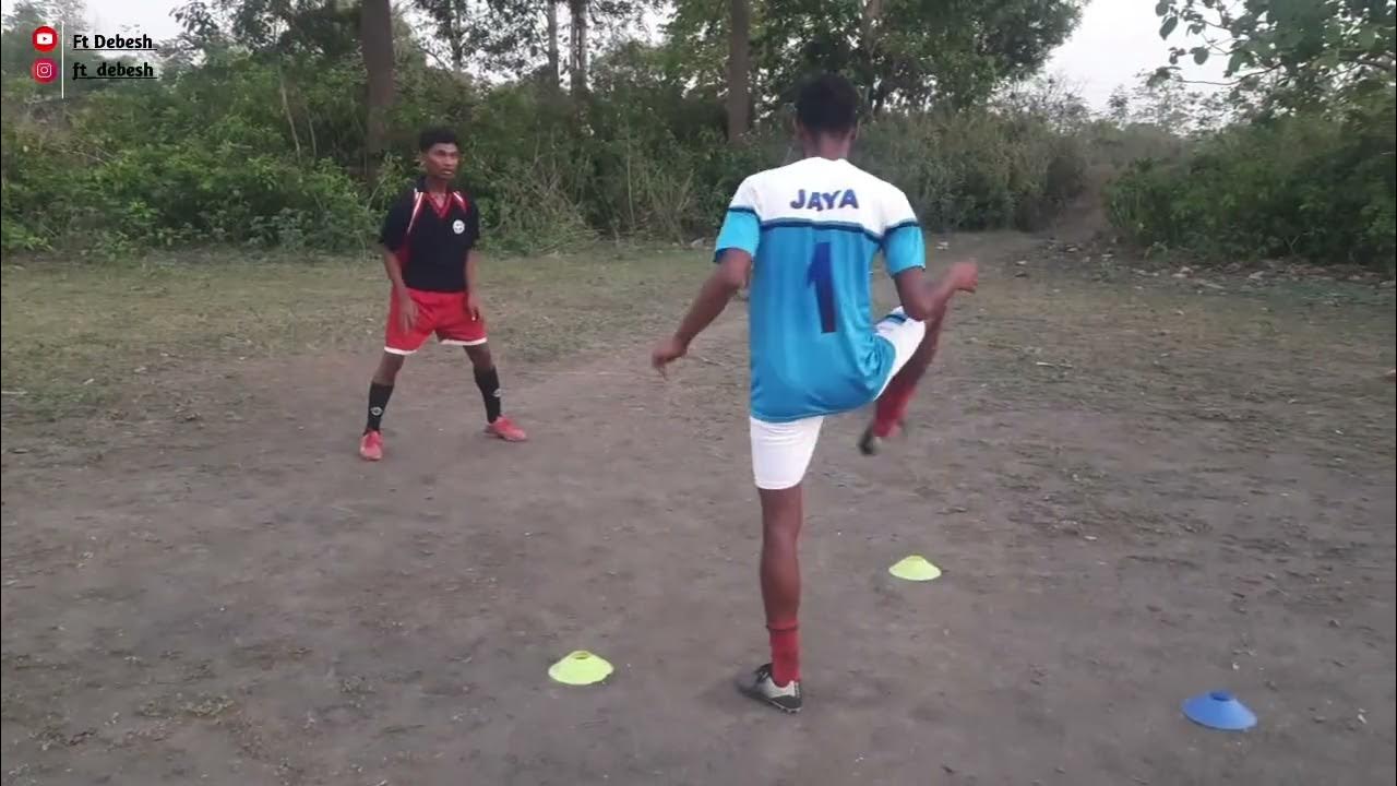 how to practice football alonefootball training video ftdebesh YouTube