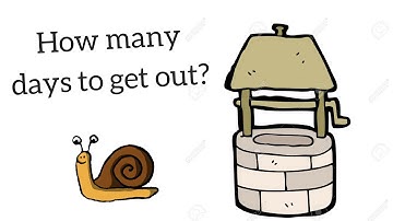 Mind Puzzle - The Snail And The Well