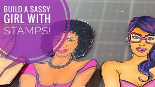 Build A Sassy Girl with Stamps!
Create your very own sassy girl with stamps! You can build a sassy girl with this new stamp set. I’m sharing with you my favorite place to get stamps today. There is a new addition to my stamp stash — Building my own sassy girl! Join me as I share with you how this set works and a few tips on using Copic markers from a novice (me).
Affiliated Link: I do make a small commission from these sites at no extra charge to you! By shopping these links you are supporting this channel. Thank you so much!
Sassy and Crafty: https://shareasale.com/r.cfm?b=1618501&u=1740744&m=101204&urllink=&afftrack= Build A Sassy Girl with Stamps!