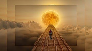 Go to visit the moon photo manipulation | Photoshop Tutorial