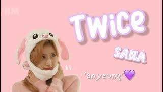 TWICE Sana 'Annyeong' Notification Sound