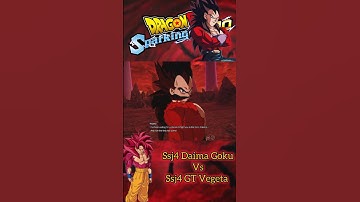 ssj4 Vegeta and ssj4 Daima Goku unique dialogue #dragonballsparkingzero