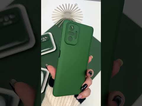 Силіконовий чохол для Xiaomi Redmi Note 10 Pro Dark green (54), видео 1