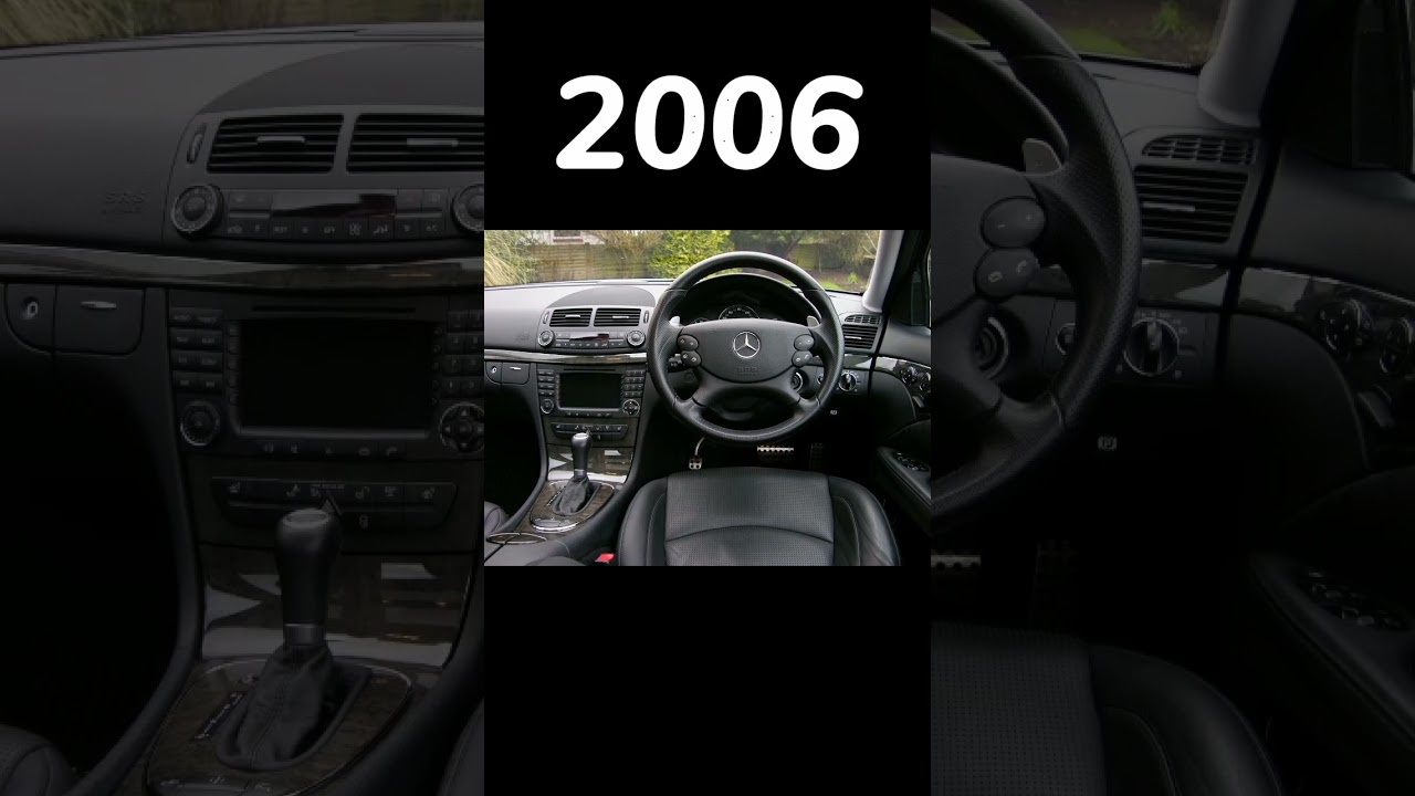 evolution of Mercedes interior (1960/2023)