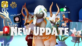NEW UPDATE 34.5 IS HERE! 🚨 New Creator Hall, Presence Chat & MORE! | Sky CotL screenshot 1