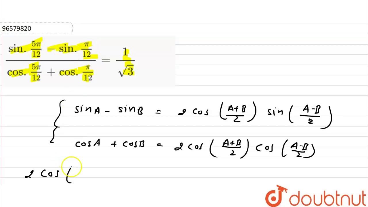 Sin 5п 12 cos 5п 12. Синус 5pi/12. Sin Pi/5. 5 Sin Pi/12 cos Pi/12.