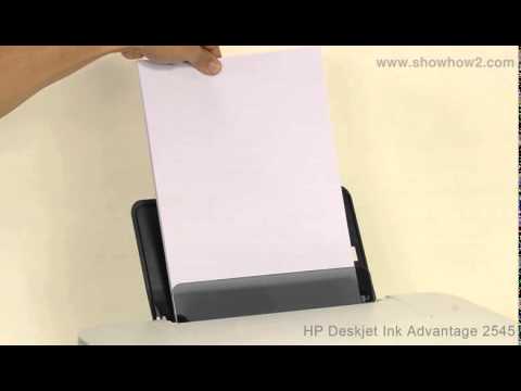 HP Deskjet Ink Advantage 2545 - Loading Paper