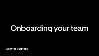 Onboarding your team | Uber for Business screenshot 5