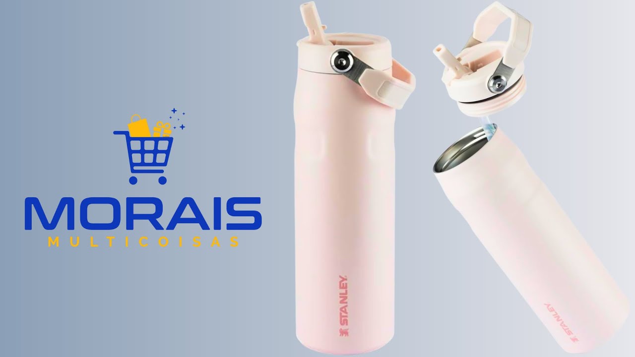 Garrafa Térmica Stanley Flip Straw Rose 710ml 8657