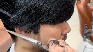 Passo a passo como cortar cabelo todo na tesoura | aprenda fazer corte de cabelo social