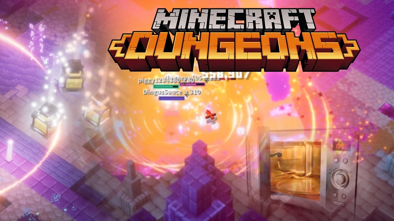 Minecraft Dungeons Echoing Void But We Try To Microwave The Final Boss ...