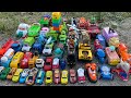 Unexpectedly, a lot of model supercars and colorful dinosaur eggs were discovered in the yard
