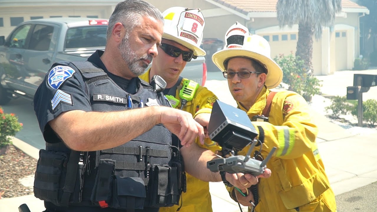 Cops Use Drone Technology To Assist Firefighters In Saving Homes From ...