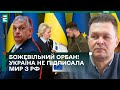 🤡 БОЖЕВІЛЬНИЙ ОРБАН! Україна НЕ ПІДПИСАЛА МИР з рф: нова заява політика!