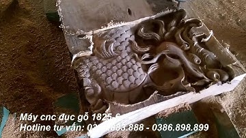 Điêu khắc tranh gỗ bằng máy khắc phù điêu cnc