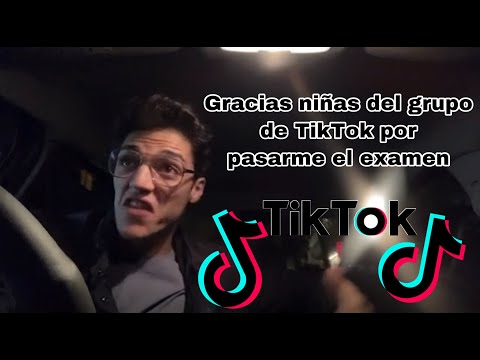 Gracias niñas del grupo de TikTok por pasarme el examen