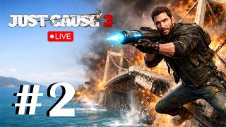 Just Cause 3 LIVE | Part - 2 | Rico Rodriguez  Giving Freedom in Medici Island! | #nadegaming