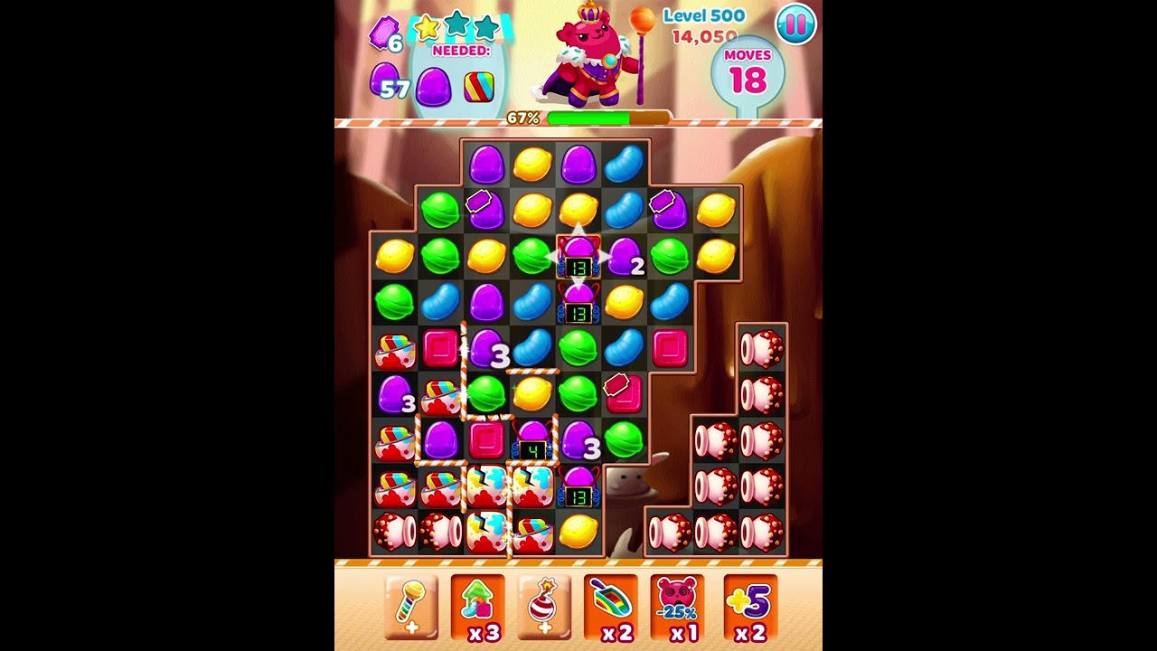 Candy Blast Mania Level 500 - I love this level