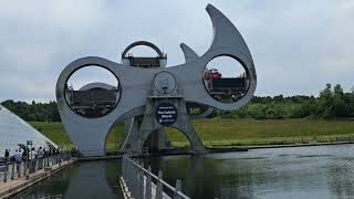 The Falkirk Wheel; Connecting The Union Canal And The Forth And Clyde Canal