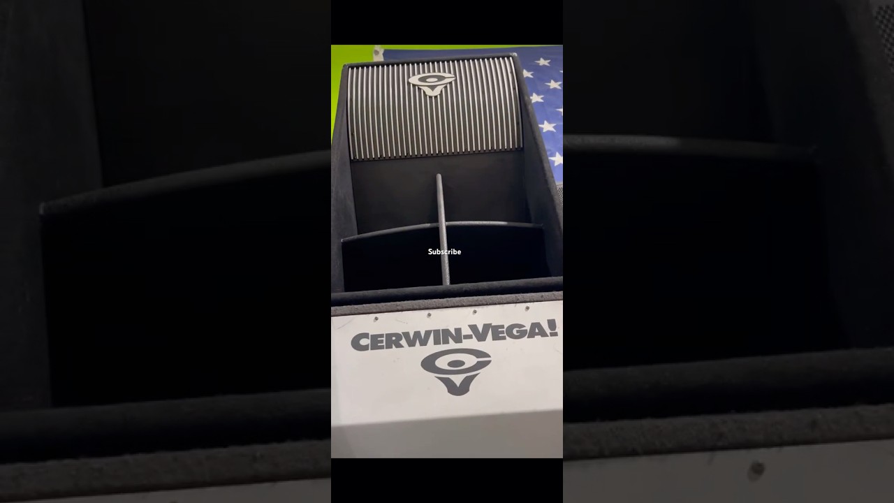 Cerwin Vega Je-36C subwoofer testing