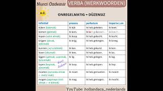 Deel 3: Onregelmatige Verba Ögreniyorum
