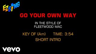 Video thumbnail of "Fleetwood Mac - Go Your Own Way (Karaoke)"