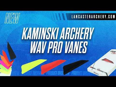Kaminski Archery WAV Pro Vanes: Higher Profile for More Control!