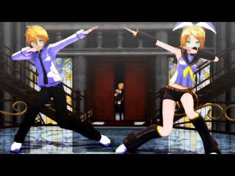 【MMD】サイバーサンダーサイダー【鏡音レン・鏡音リン】